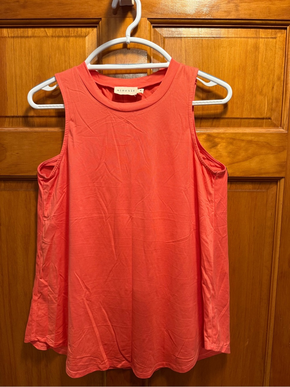 Nine West Coral Cold-Shoulder Tank Top